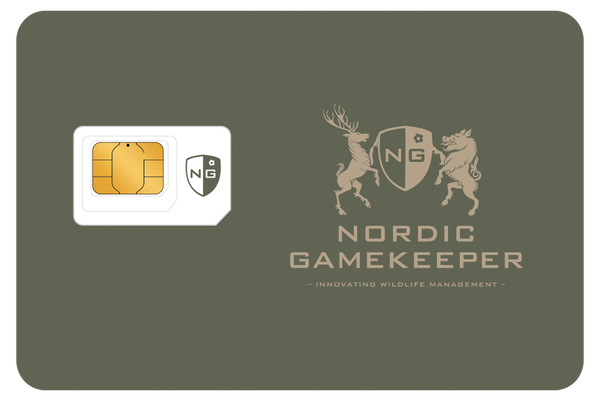 Carte NG-SIM Nordic Gamekeeper pour la connexion mobile 4G