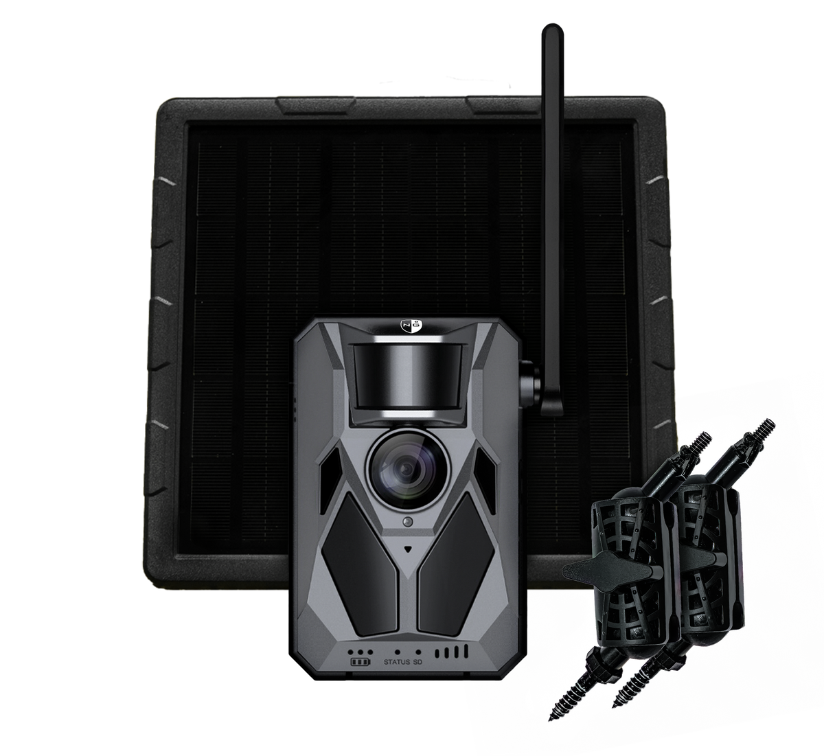 Pack APEX ULTRA : caméra 4G, panneau solaire lithium et supports