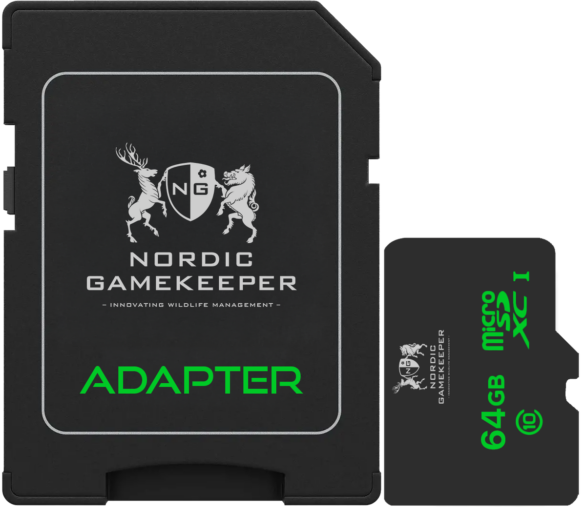 Carte microSD 64 Go APEX Nordic Gamekeeper avec adaptateur SD