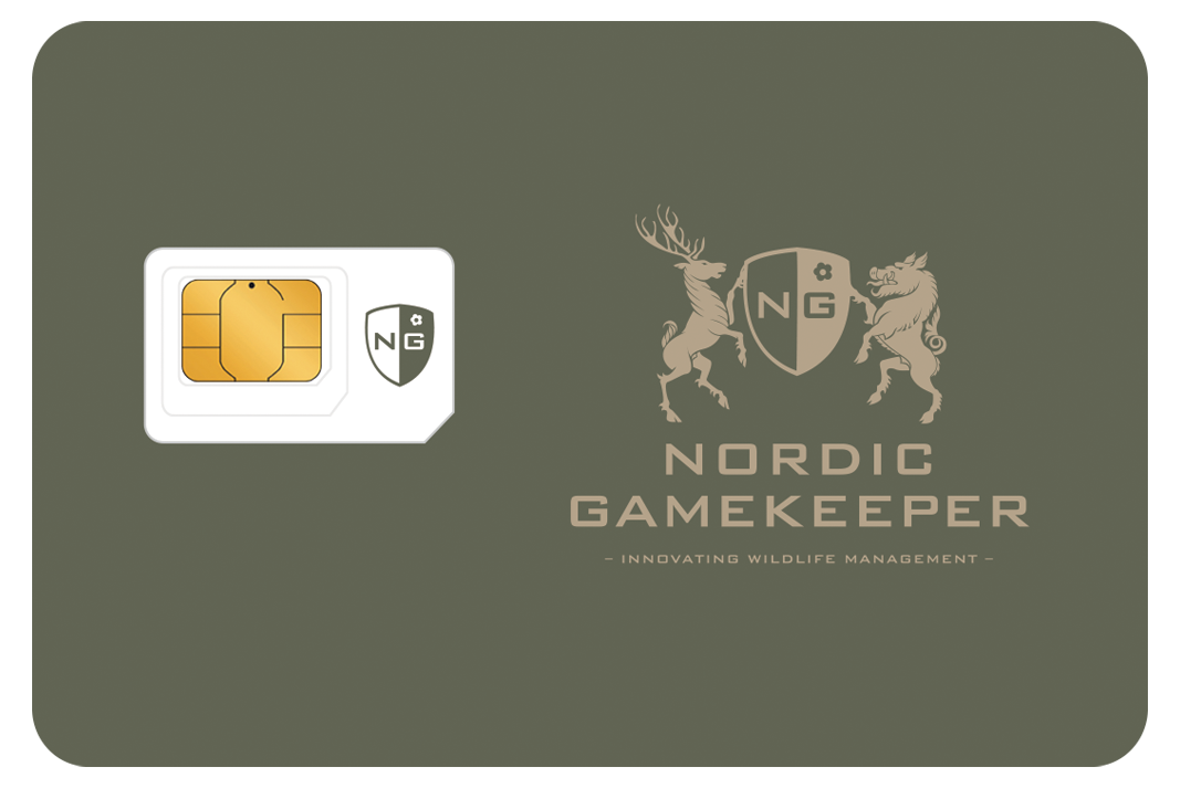 Carte NG-SIM officielle Nordic Gamekeeper, incluse dans chaque pack APEX